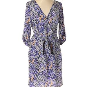 Presley skye silk wrap dress